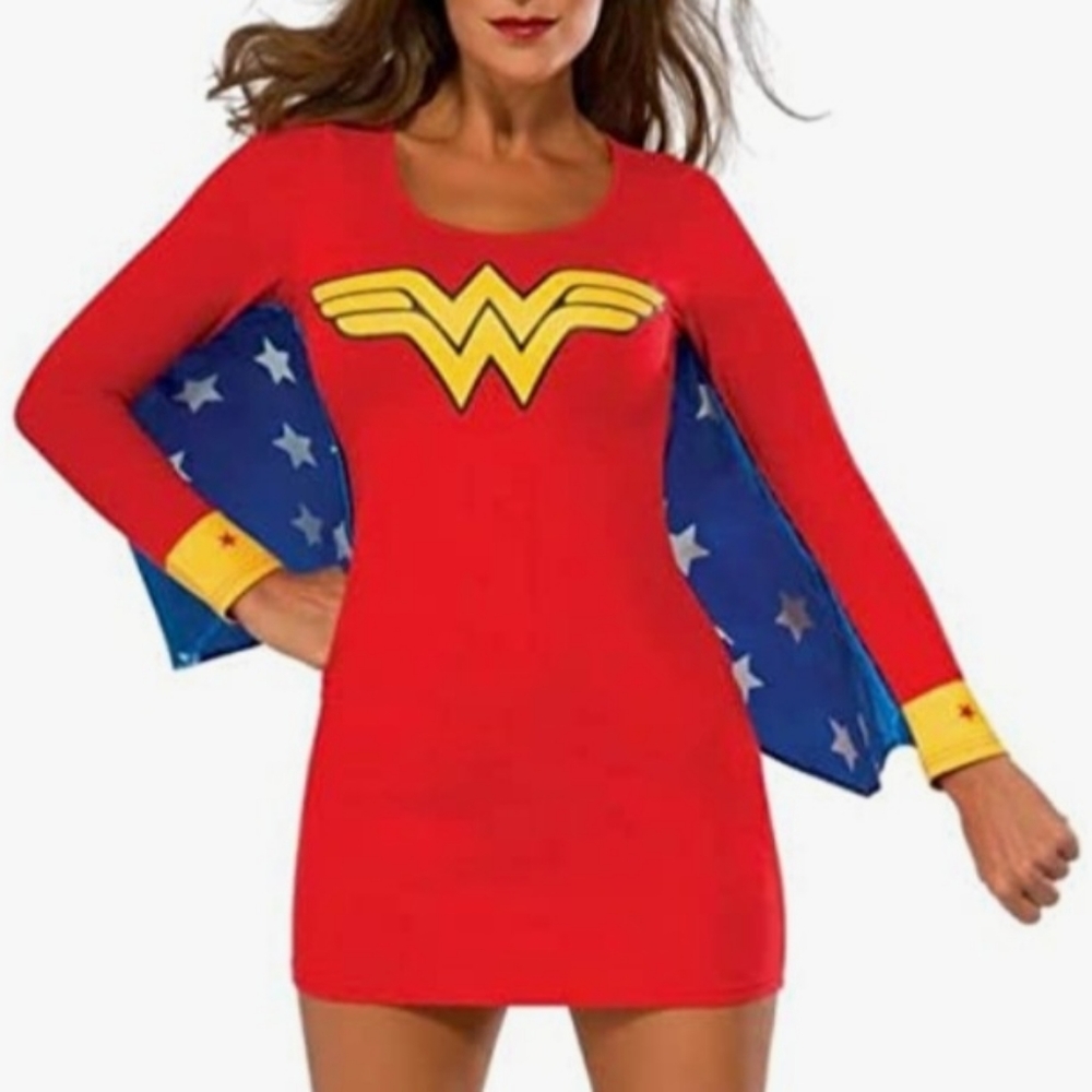 DC Comics Adult Wonder Woman Wing Costume T-Shirt Dress